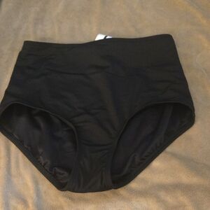 CLEARANCE Lands' End Black High-Waisted Swim Bottom*